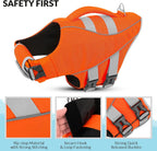 Queenmore pet floating vest side view showing adjustable nylon straps