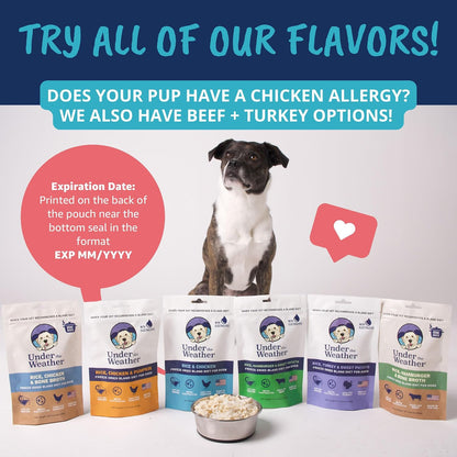 Under the Weather premium freeze dried chicken rice formula