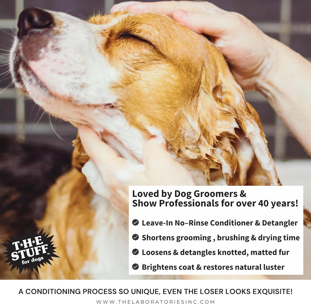 Professional dog grooming spray bottle by The Stuff