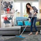 Mupapi pet hair remover tool with 60 inch adjustable handle