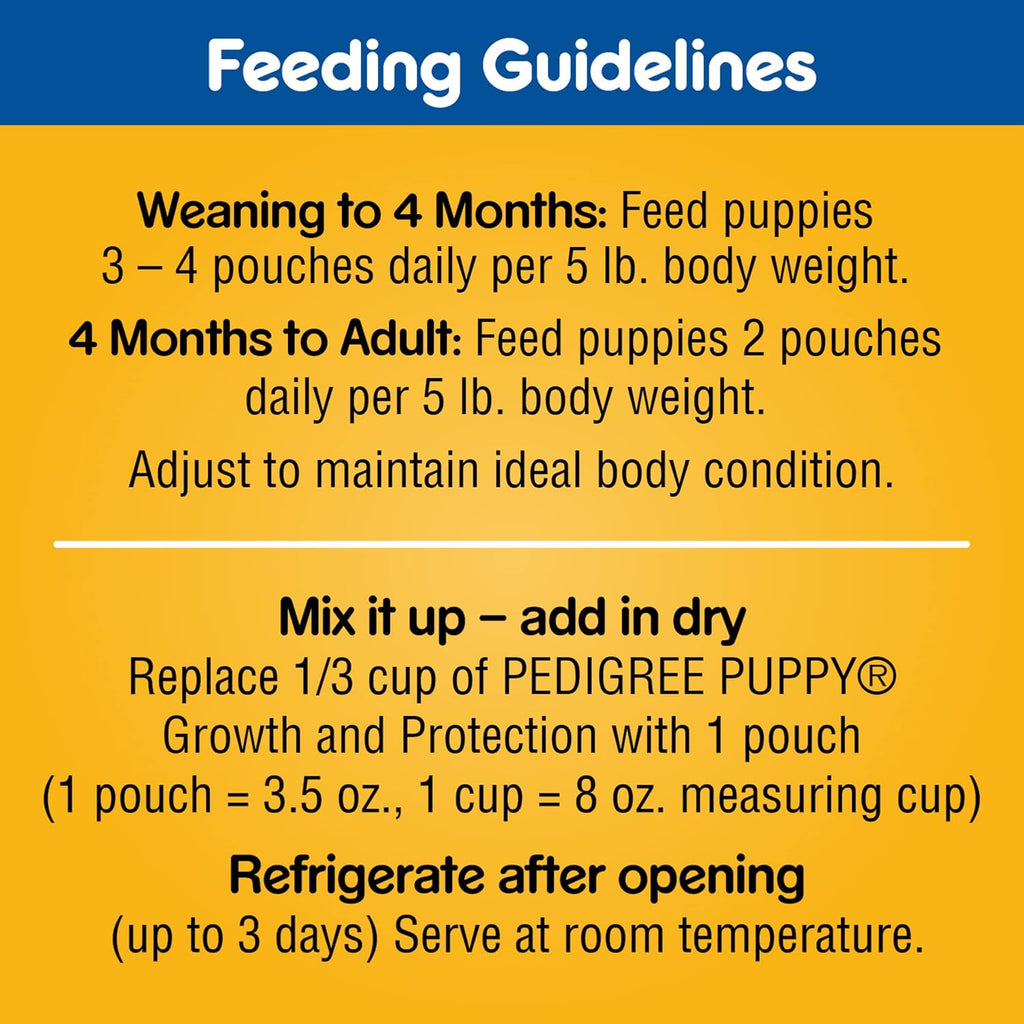 Pedigree Puppy Morsels in Sauce Chicken flavor pouch