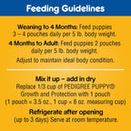 Pedigree Puppy Morsels in Sauce Chicken flavor pouch