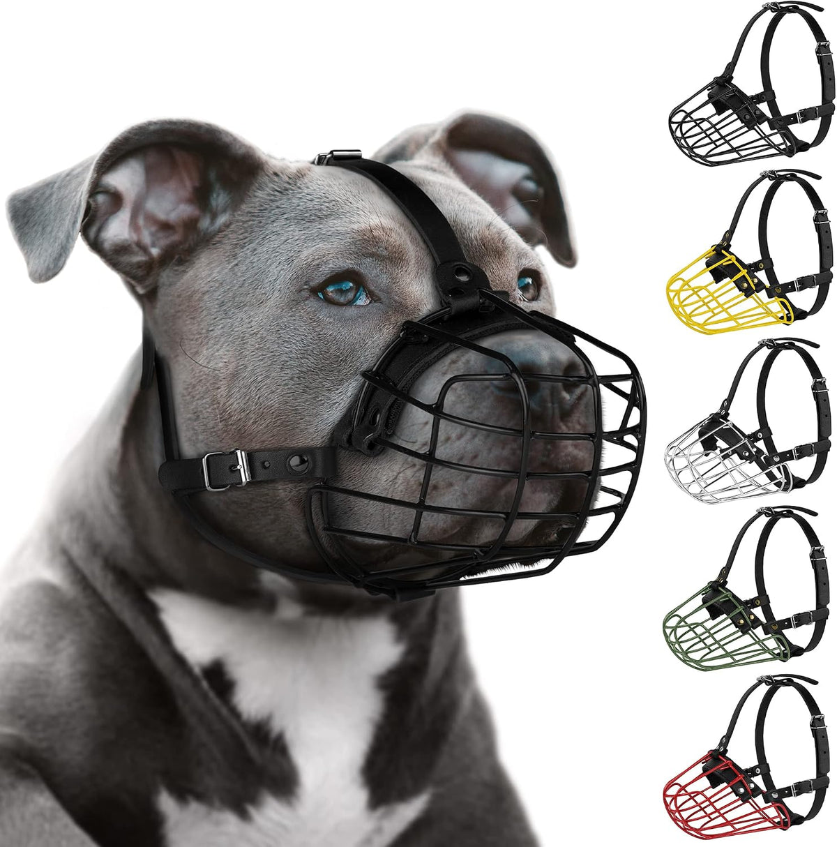 Budkas Pitbull metal muzzle front view