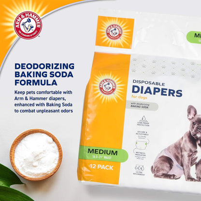 Demonstration of the color changing wetness indicator on a disposable dog diaper