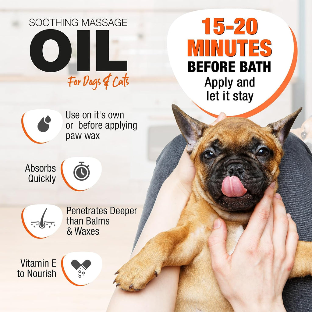 Wagging Tails soothing pet oil for sensitive cat skin relief