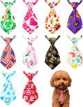 PET SHOW holiday small dog neckties front view ten pack premium pet grooming accessories