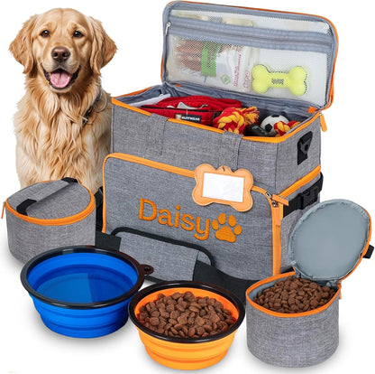 Customized Dog Travel Bag - You Name It and We Make It, Your Own Personalized Pet Travel Bag, Make It Special for You and Your Pet. (Dark Grey) - Image 10