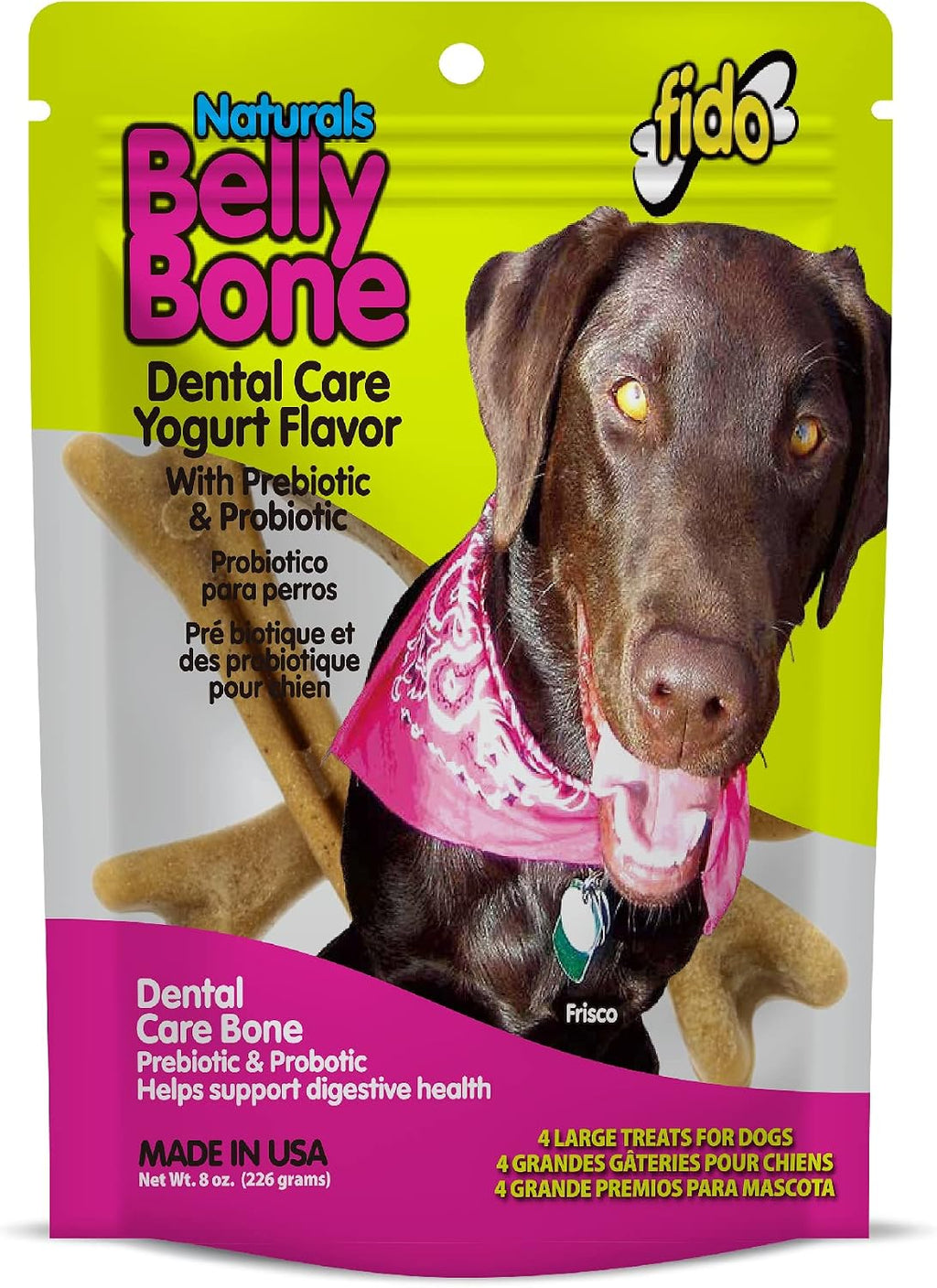 Fido Belly Bones imported dog dental chews