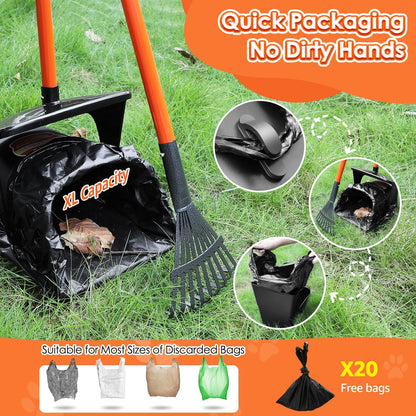 SlowTon swivel bin showing three liter capacity and secure waste bag attachment hook design