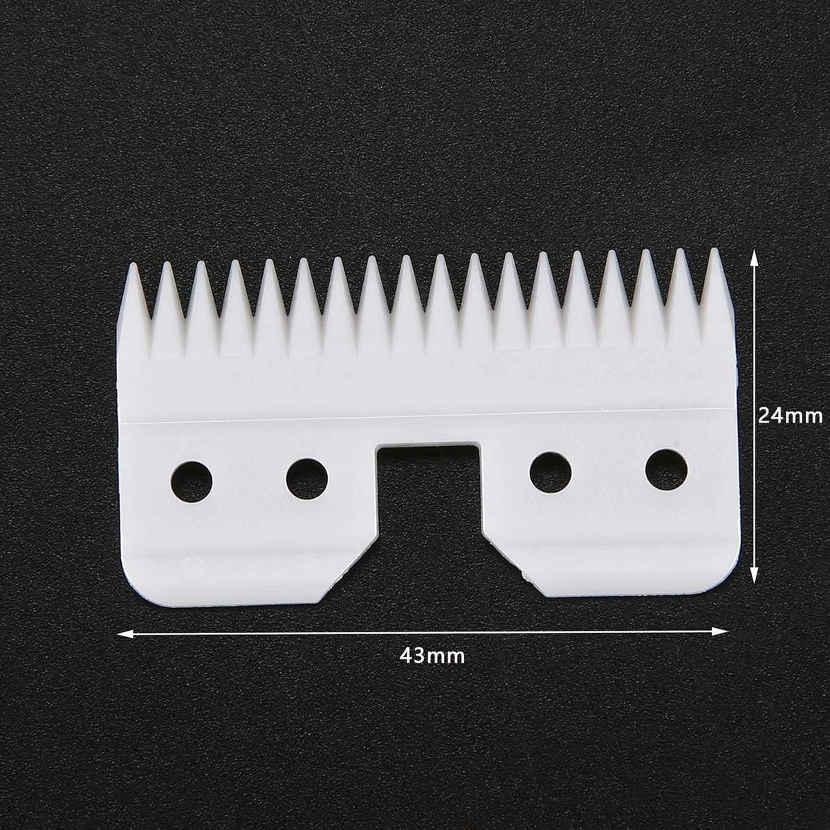 Bulk pack assortment of forty piece ceramic clipper blades