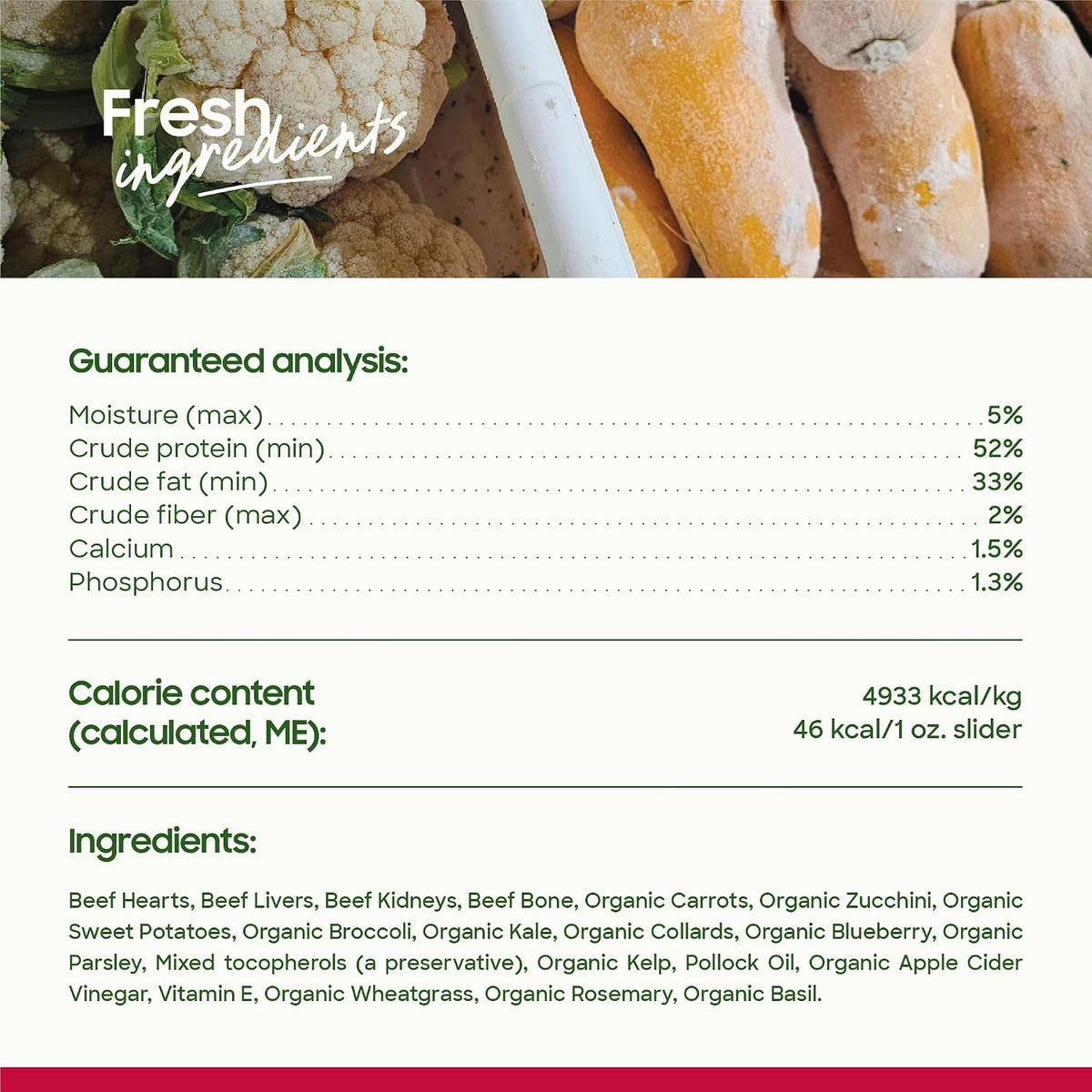 Smallbatch freeze dried raw meal sliders for picky eaters showing texture