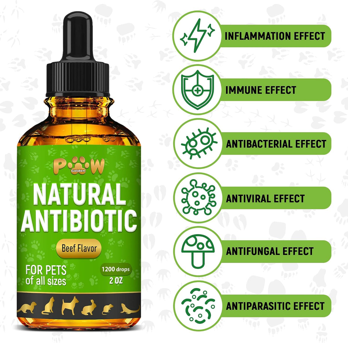 Salutempet liquid herbal supplement bottle with dropper for dogs and cats