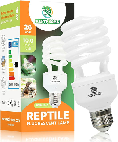 UVB Reptile Light 5.0, 13W Tropical and Sub-Tropical UVA UVB Bulb for Reptiles, Tropical Terrarium Compact Fluorescent Lamp, Reptile UVB Light Bulb for Chameleons, Iguanas and Turtles - Image 10