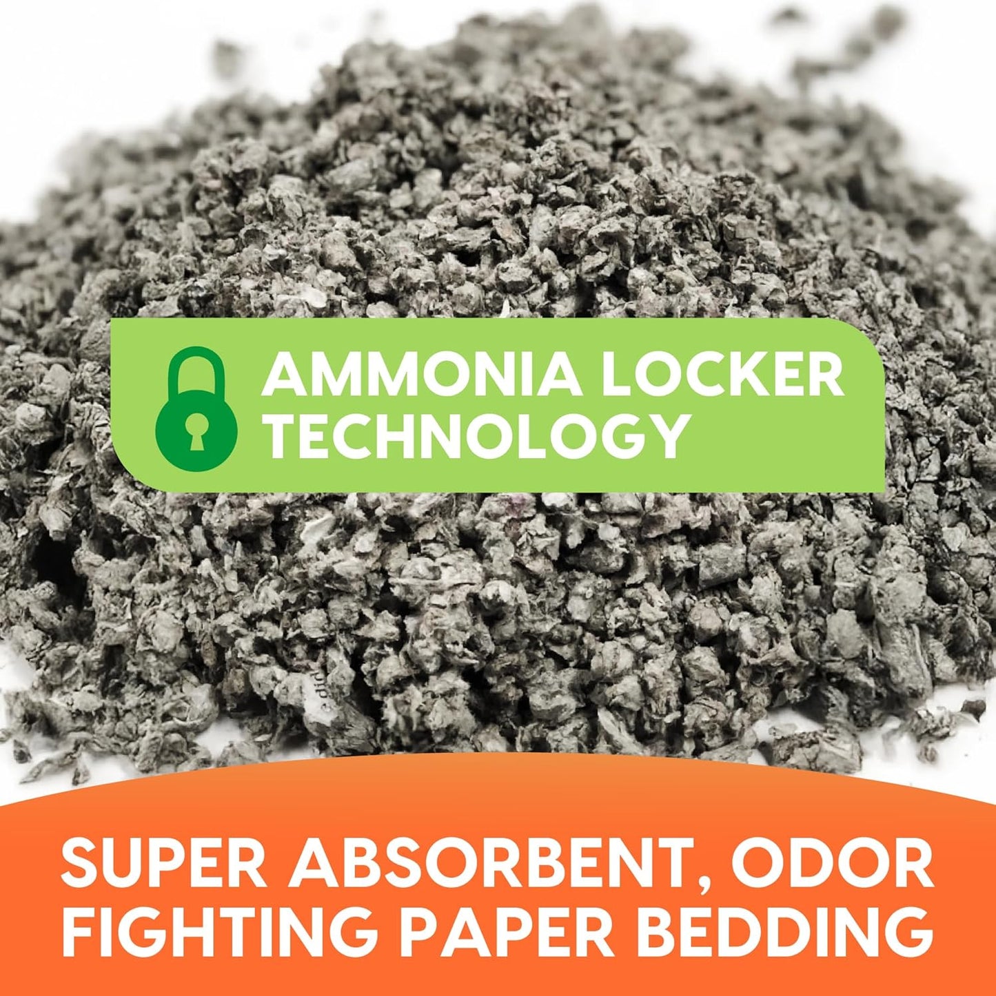 Small animal habitat with Fresh News paper bedding