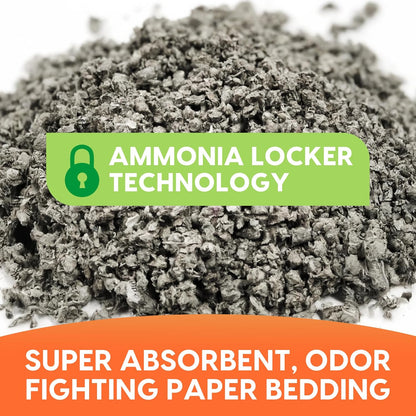 Small animal habitat with Fresh News paper bedding