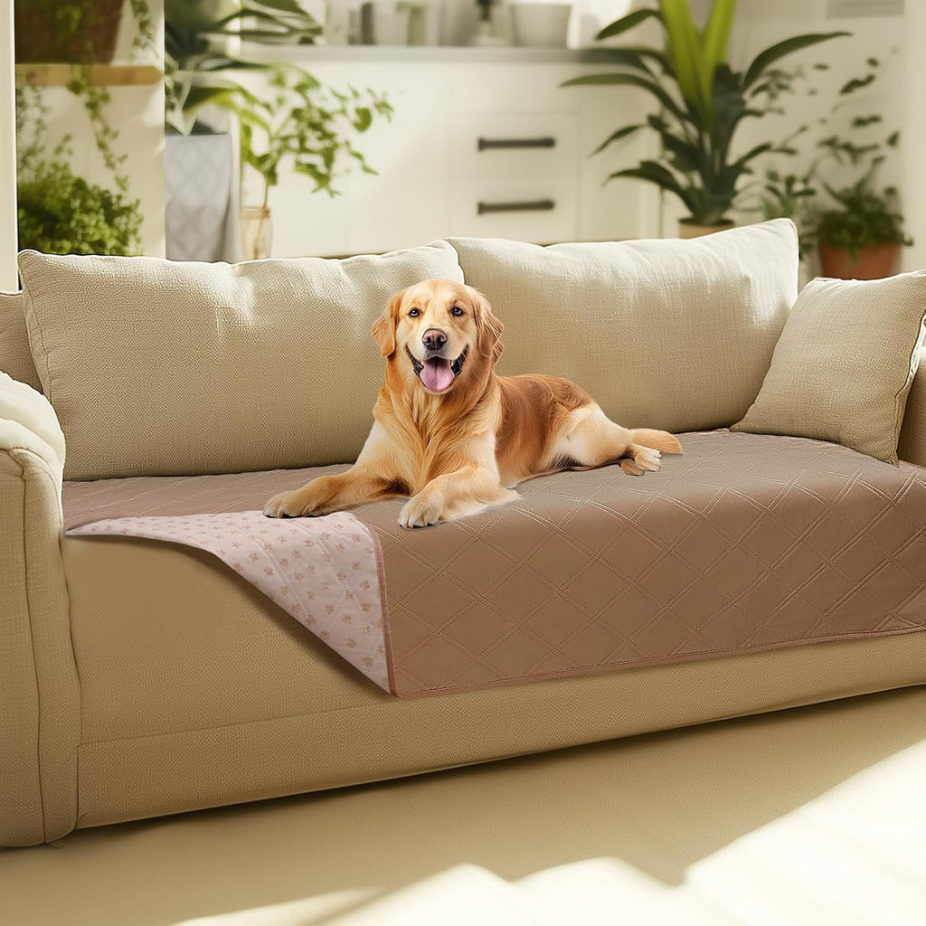 Luciphia 100% Waterproof Couch Cover Blanket for Dogs Anti-Slip Pet Couch Protector Sofa Mat Puppy Cat with Non-Slip Bottom, Grey, 30x70 Inch - Image 11