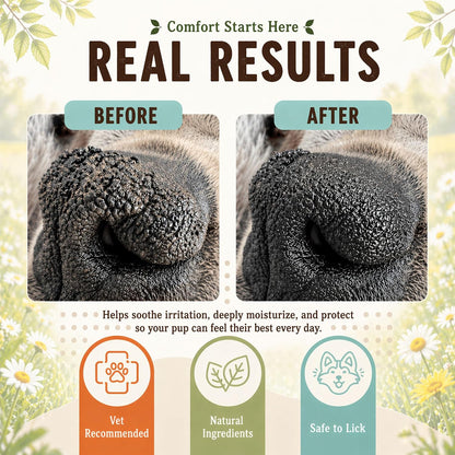 Premium USA imported pet skin care balm for canine hyperkeratosis relief