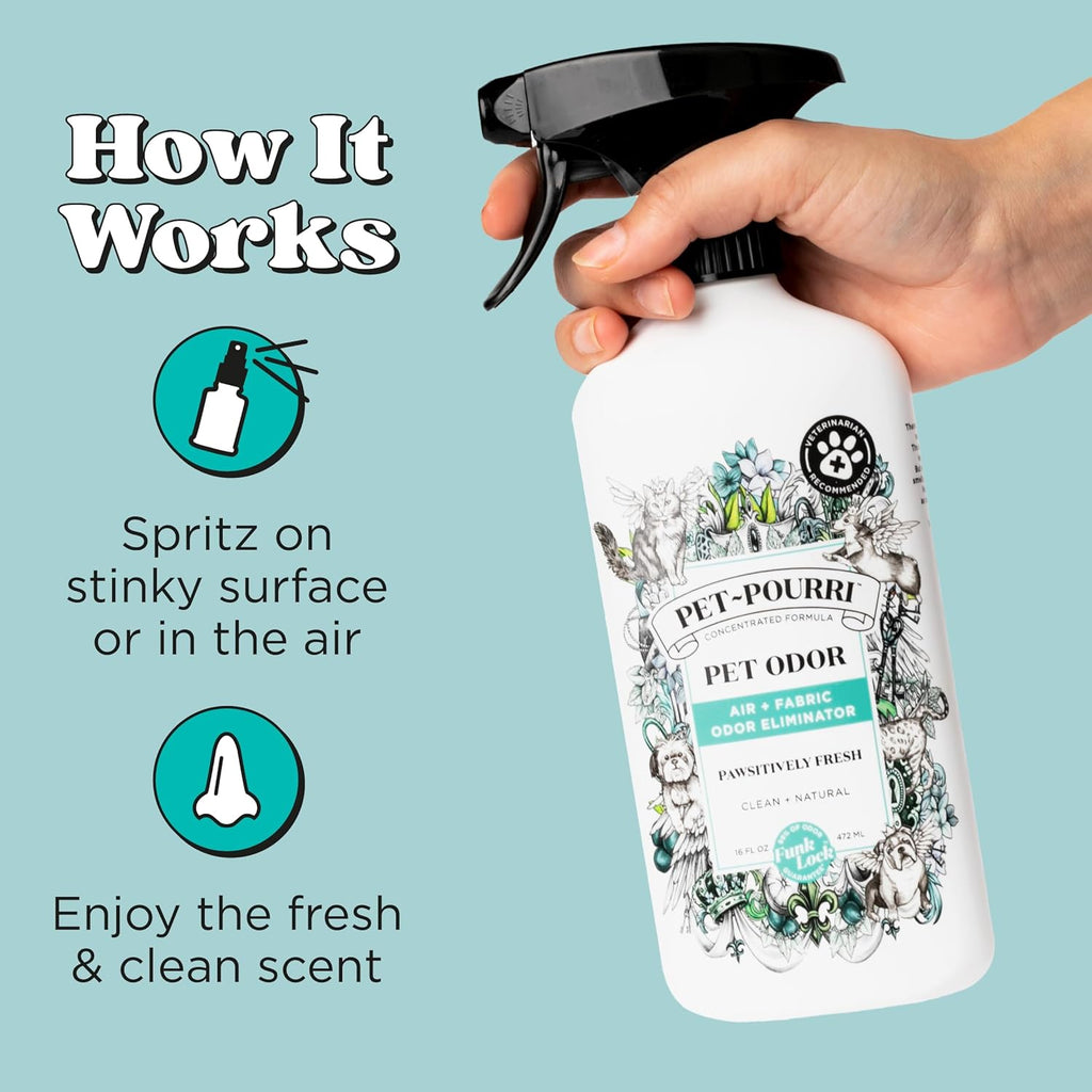 Pet-Pourri Pawsitively Fresh fabric deodorizer spray
