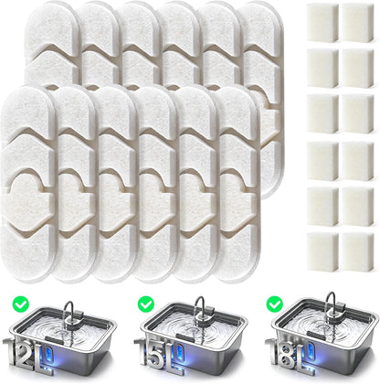 18L/4.76Gal Extra Large Dog Water Fountain with Silicone Mat & 3 Filters, Quiet Pet Water Fountain for Giant Breeds, Stainless Steel Dog Water Bowl Dispenser with Visible Window & Alert Light - Image 10