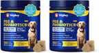 Probiotics for Dogs - Dog Probiotics for Digestive Health, Yeast, Itchy Skin, Gut Health, Immune & Skin - 6 Billion CFUs, 180 Soft Chews, Duck & Pear Flavor - with Prebiotics & Digestive Enzymes - Image 11