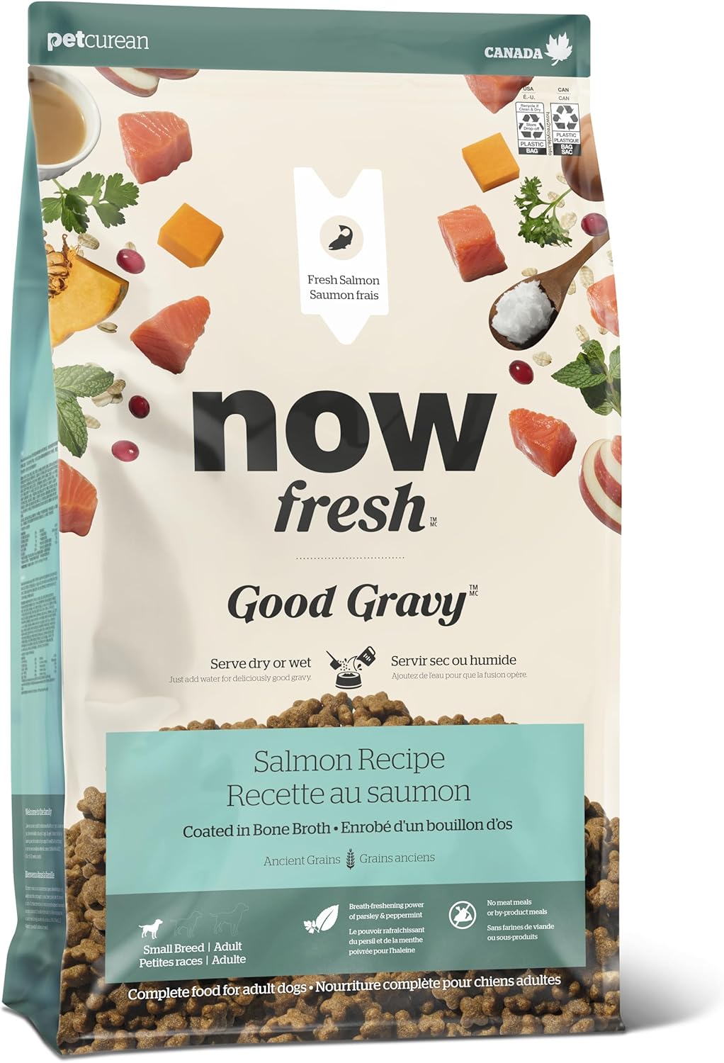 Now Fresh Good Gravy Small Breed Adult Dry Dog Food, Chicken, 3.5 lb | Bone Broth Coated Kibble with Ancient Grains and Real, Fresh Meat to Support Hydration, Digestive Health & Weight Management - Image 11