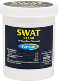Farnam SWAT Clear Fly Repellent Ointment seven ounce jar front view
