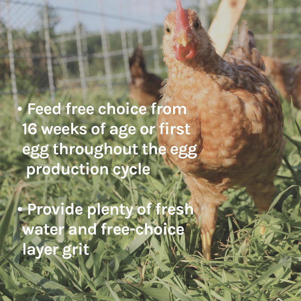 New Country Organics organic layer feed certification mark