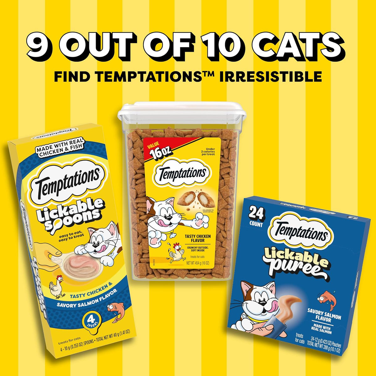 Temptations ShakeUps Crunchy Cat Treats, Clucky Carnival, 5.29 oz - Image 6