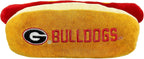 NCAA licensed team logo on plush stadium toy