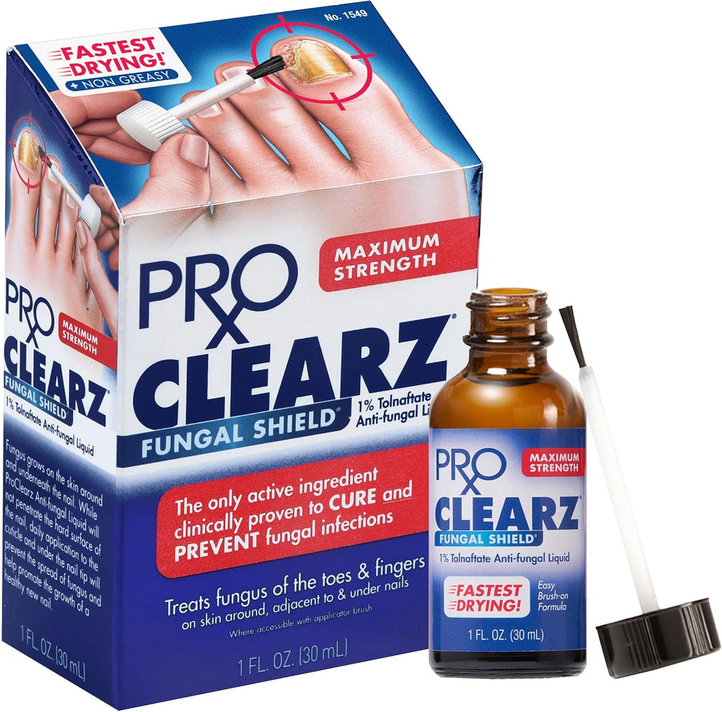 ProClearz Fungal Shield Maximum Strength bottle front view for nail fungus relief.
