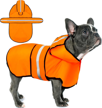 Paiaite Dog Raincoat: Hooded Slicker Poncho, Durable Waterproof Jacket with Reflective Stripes for Safety, Convenient Leash Hole, and Adjustable Fit, Perfect for Small, Medium, and Large Dogs Yellow M - Image 14