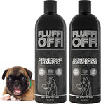 Girl With The Dogs Fluff Off deshedding shampoo and conditioner bundle front view