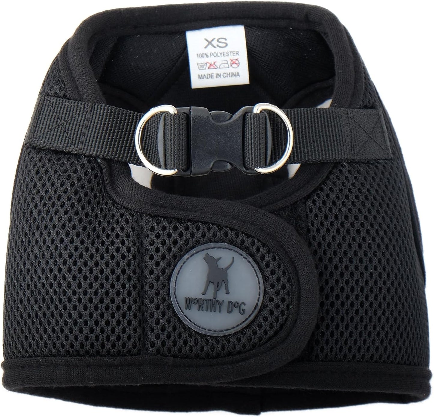 The Worthy Dog harness quick release buckle detail