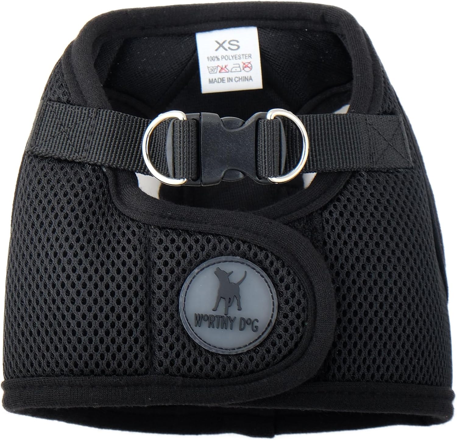 The Worthy Dog harness quick release buckle detail