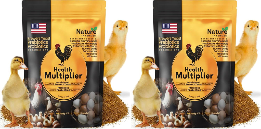 Brewer's Yeast + Probiotics + Niacin + Vitamins Supplement for Ducks, Chickens and Poultry. (Molt Recovery, Severe Stress, Egg Quality and Development) 10-Ounce Resealable Foil-Lined Pouch - Image 8
