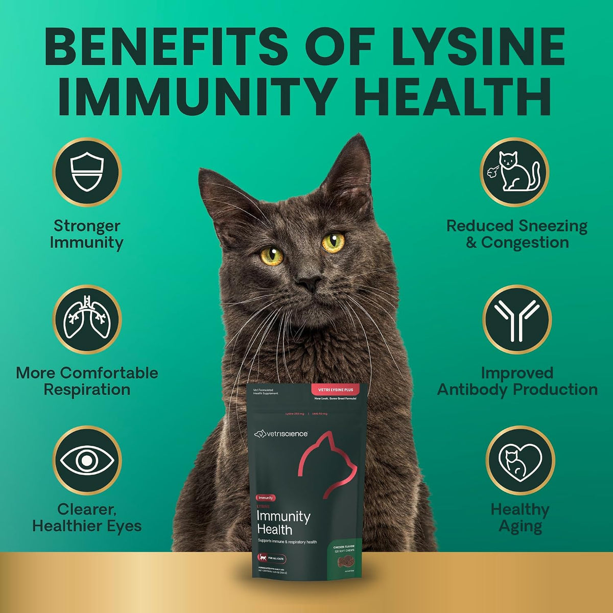 Nutritional panel and feeding directions on the supplement container