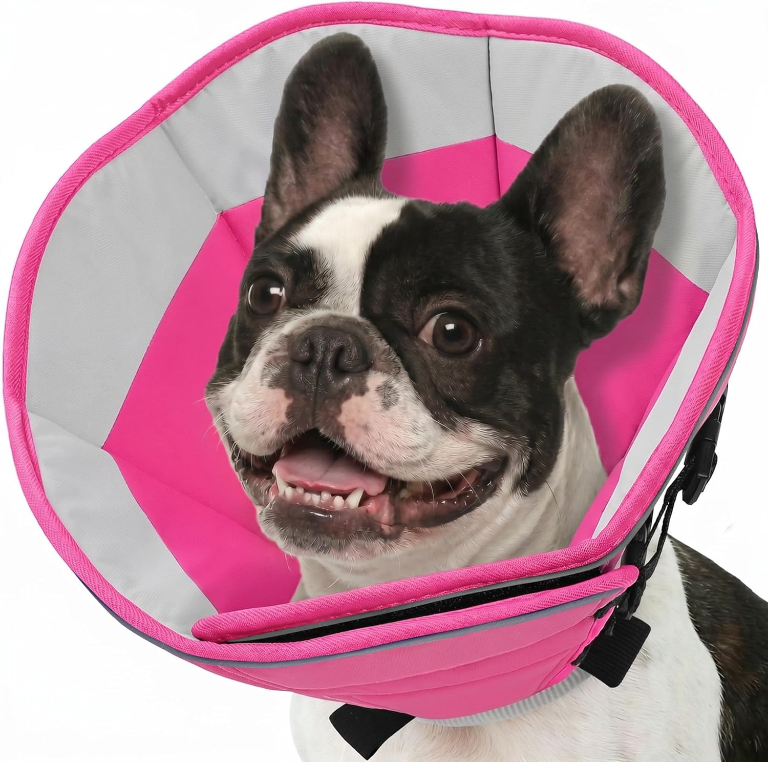 Soft Dog Cone, Adjustable Dog Cone Collar Alternative for Large Dogs, Comfy Pet Cones for Dogs to Stop Licking, Protective E-Collar After Surgery for Wound Healing, Blue XL - Image 9