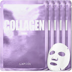 Lapcos collagen firming daily sheet mask pack front view
