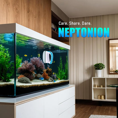 Strong magnetizing aquarium brush showing the durable micro hook fabric texture.