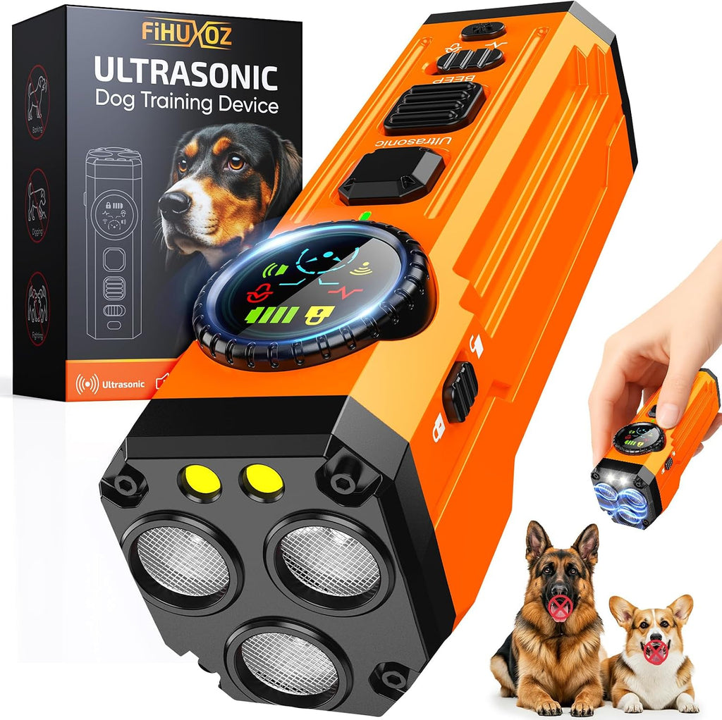 2026 Upgraded Smart Display Anti Barking Device for Dogs, 3X Dog Bark Deterrent Devices Bark Control with Screen & Flashlight, Rechargeable Dog Barking Silencer Portable for Indoor & Outdoor Use - Image 10