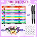 Customizable pet adoption identification certificates with writing pens included in the kit.