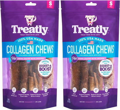 USA Collagen Chip Rolls Assorted Dog Chew Treats - Natural Flavor, 10oz/1 Pack - Image 12
