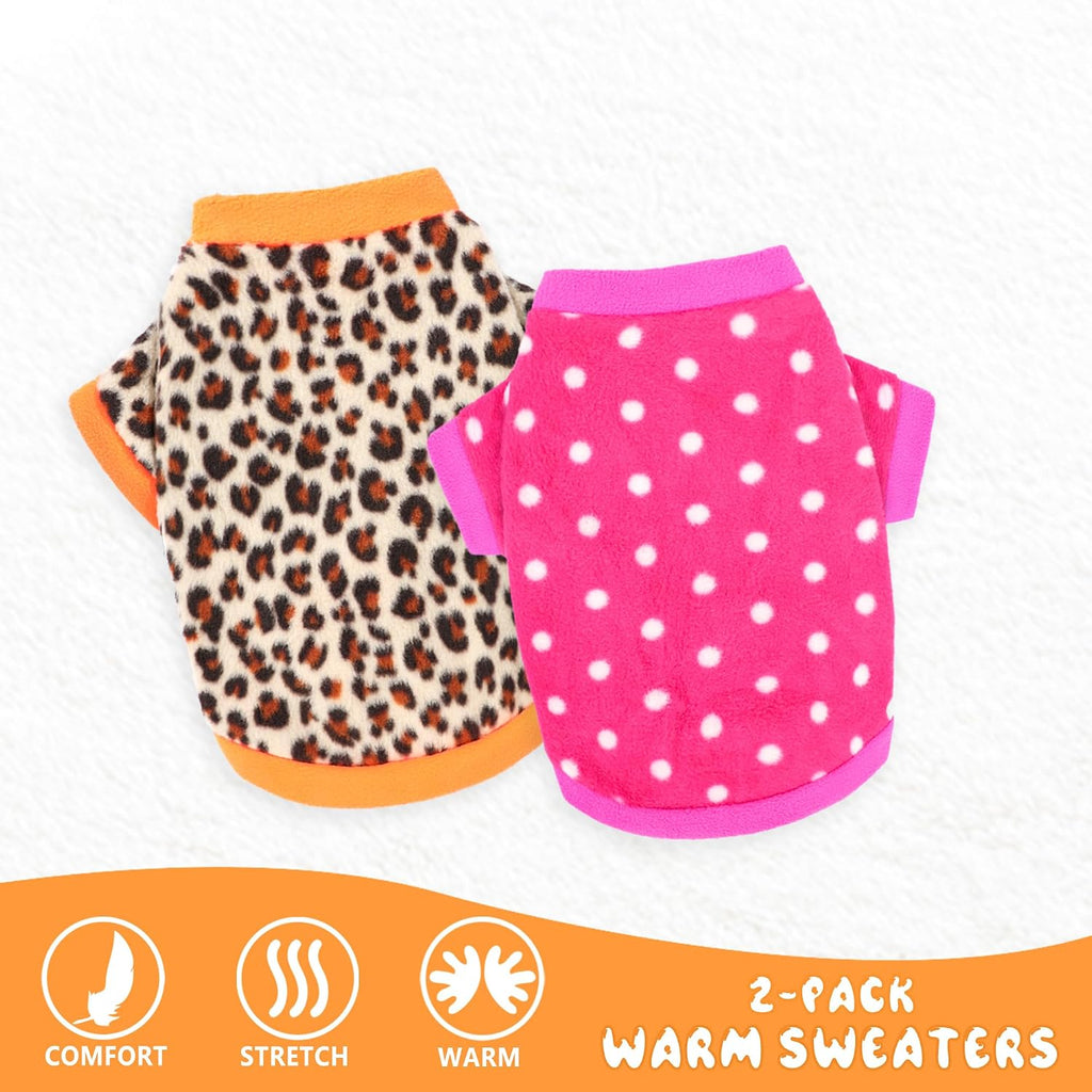 Cozy small breed puppy outfit highlighting easy potty break cut