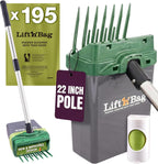 Neater Pet Brands Lift N' Bag 2.0 Dog Pooper Scooper with Bag Attachment & 22" Pole for Small to Large Dogs, New & Improved Design, 15 Refill Bags, Heavy Duty Dog Poop Scooper for Yard, One-Hand Use - Image 10