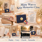 CYLDGNS pocket hug token packaged neatly as a sympathy present for grieving pet parents