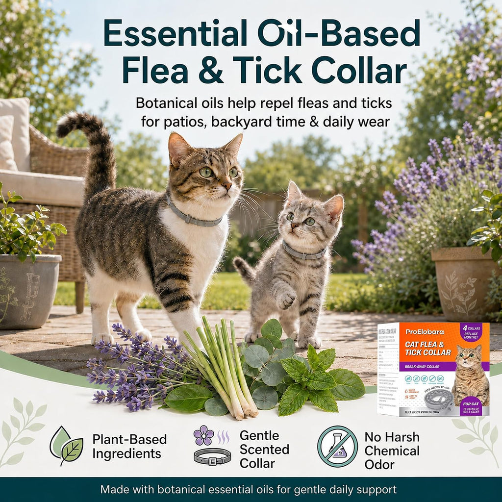 ProElobara natural essential oil cat collar product detail