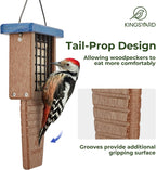 Kingsyard Suet Bird Feeder with Tail-Prop - Image 3