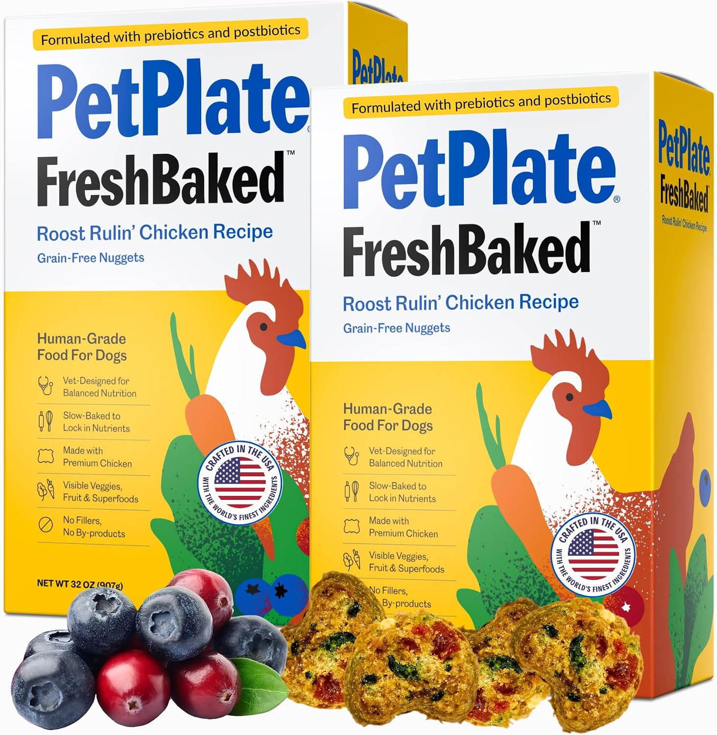 PetPlate Trail Blazin' Beef FreshBaked Dry Dog Food Grain-Inclusive, Gently Baked and Air-Dried Human Grade Dog Food, Formulated with Prebiotics and Postbiotics, No Fillers or by-Products, 2lbs - Image 12