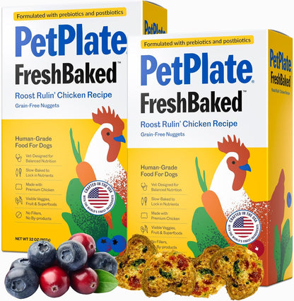 PetPlate Trail Blazin' Beef FreshBaked Dry Dog Food Grain-Inclusive, Gently Baked and Air-Dried Human Grade Dog Food, Formulated with Prebiotics and Postbiotics, No Fillers or by-Products, 2lbs - Image 12