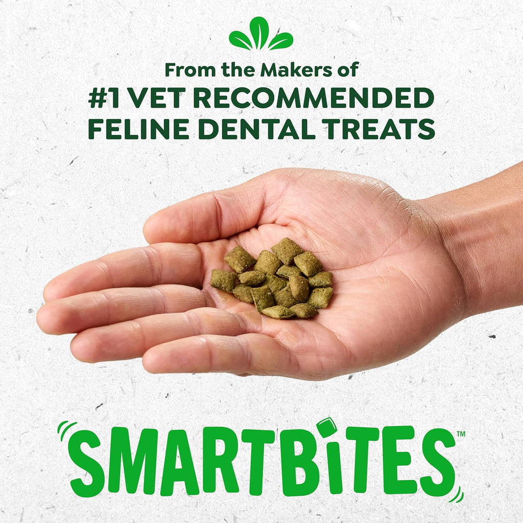 Greenies indoor cat treats natural fiberblend label details